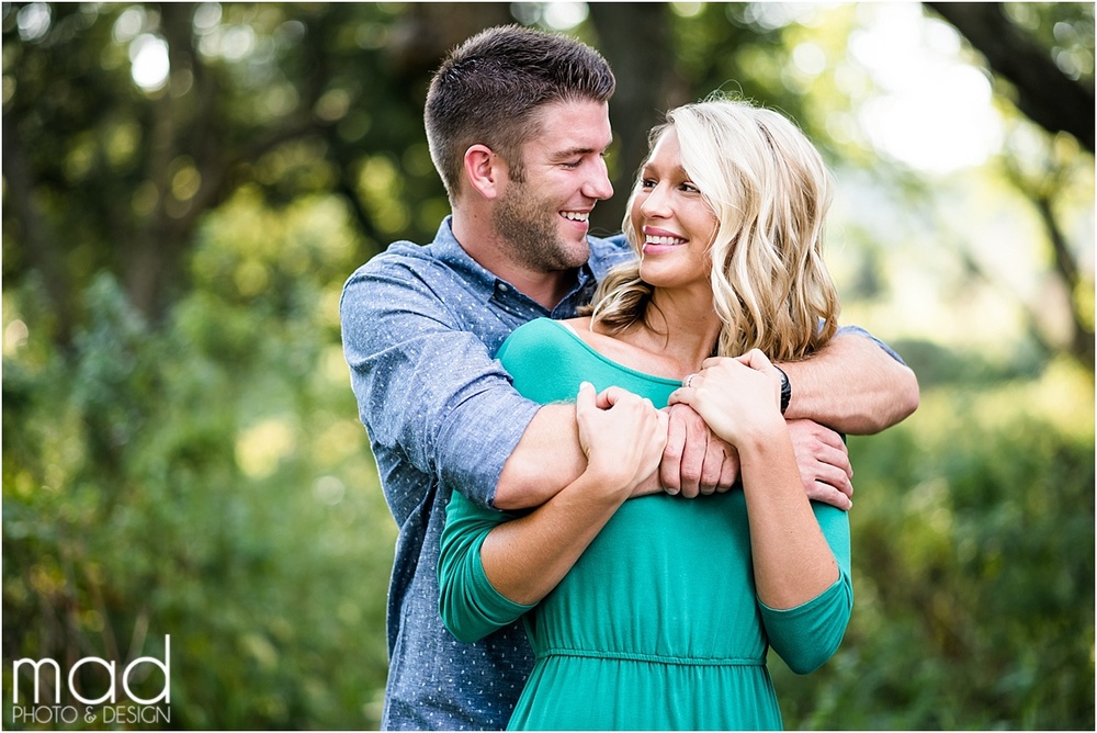 Sioux Falls Perry Nature Spring Engagement Session | Maddie Peschong Photography